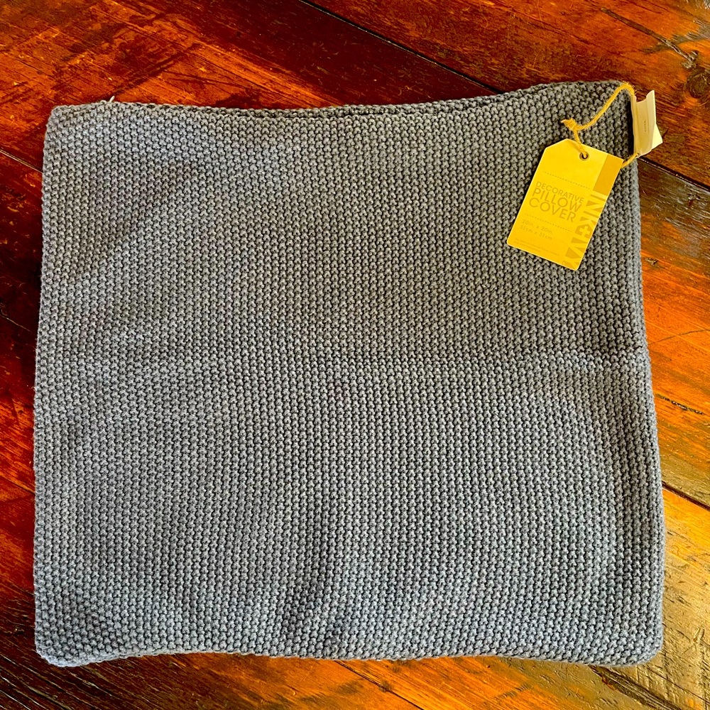 Knit pillow cover~